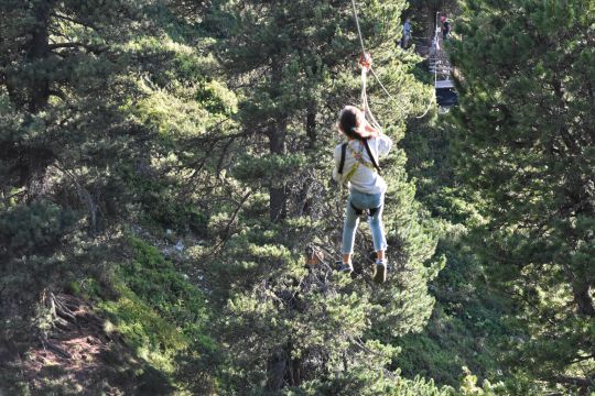 Giant zipline à La Plagne - Savoie Mont Blanc