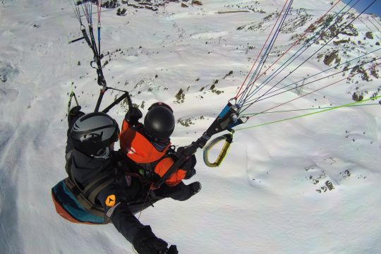 Mountain flight winter à La Plagne - Savoie Mont Blanc
