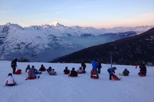 Sledging à La Plagne - Savoie Mont Blanc
