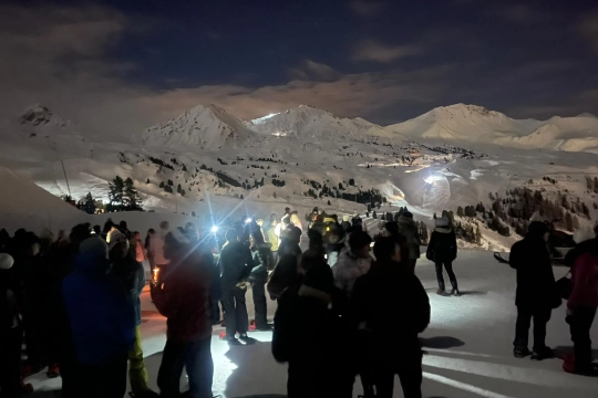 Snowshoeing EVVO SHOES à La Plagne - Savoie Mont Blanc