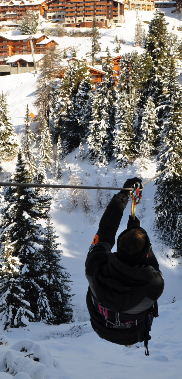 Trio of Giant Zip line