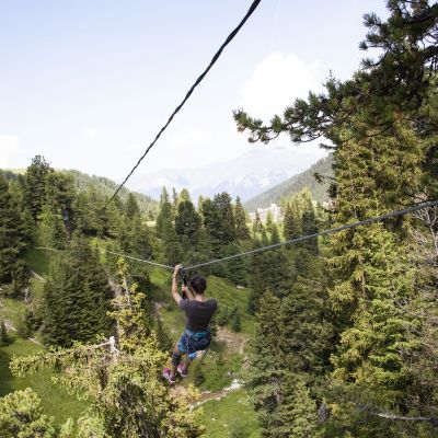 Activité summer Adventure & Zipline Park à La Plagne avec ELPRO
